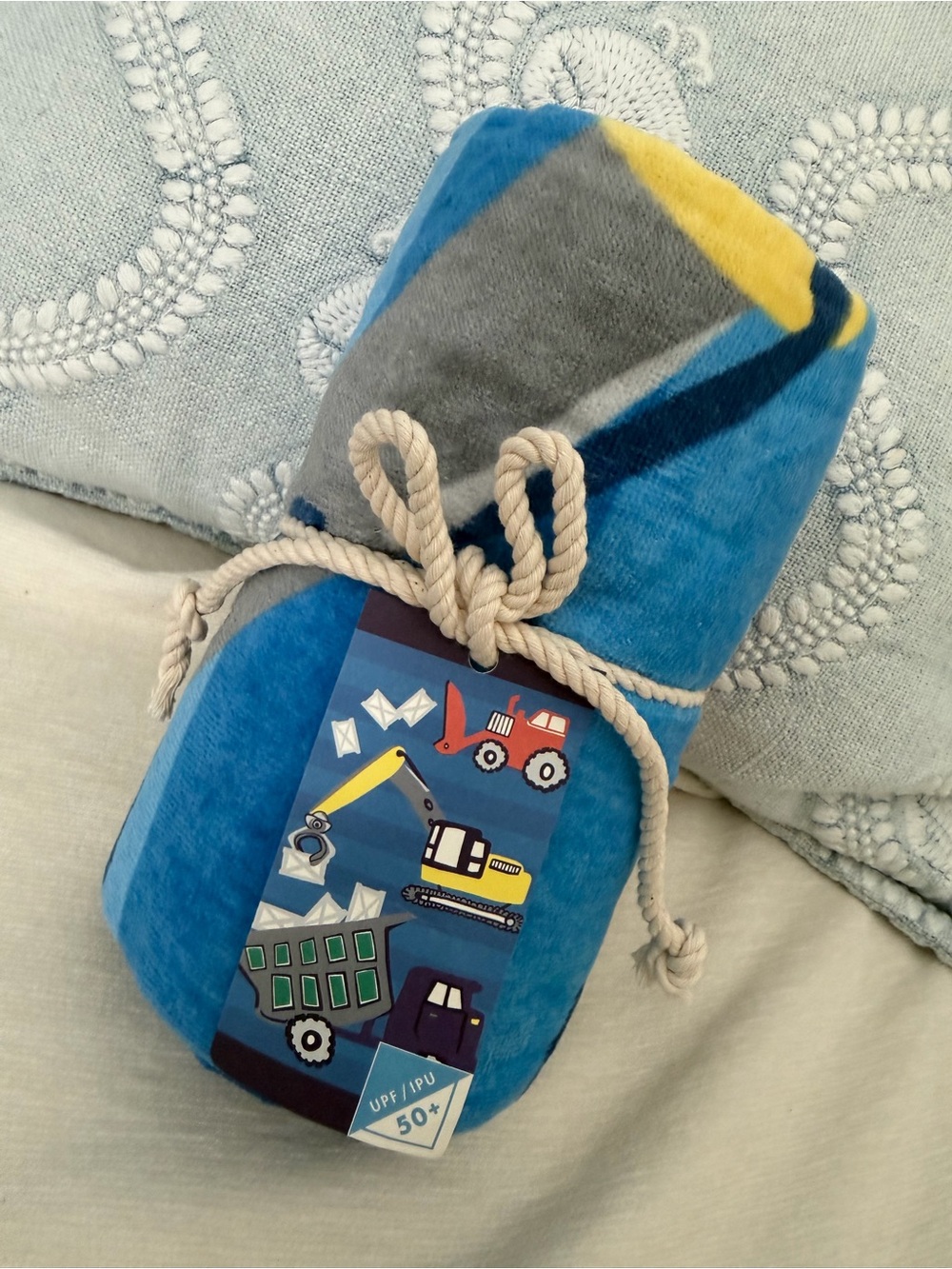 Pottery Barn Kids Construction Vehicle Beach / Pool Towel